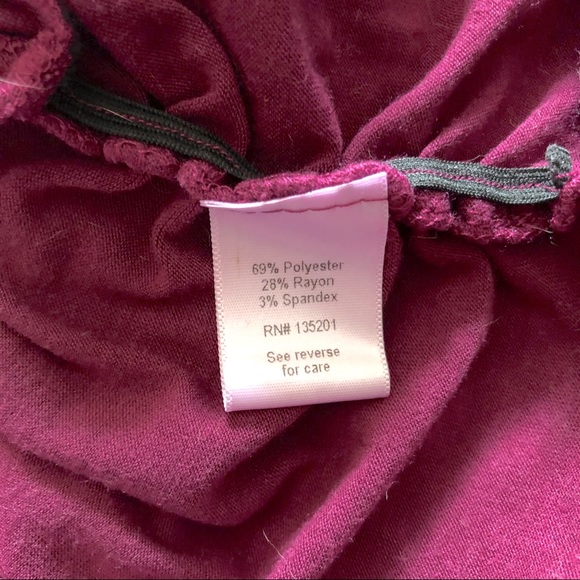 Maurice’s One Shoulder Tie Purple Top - Picture 7 of 8